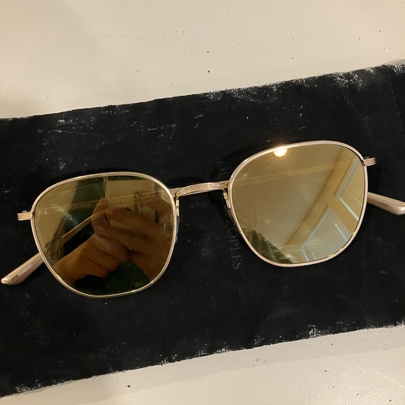 Oliver Peoples Gold Sunglasses main image 4